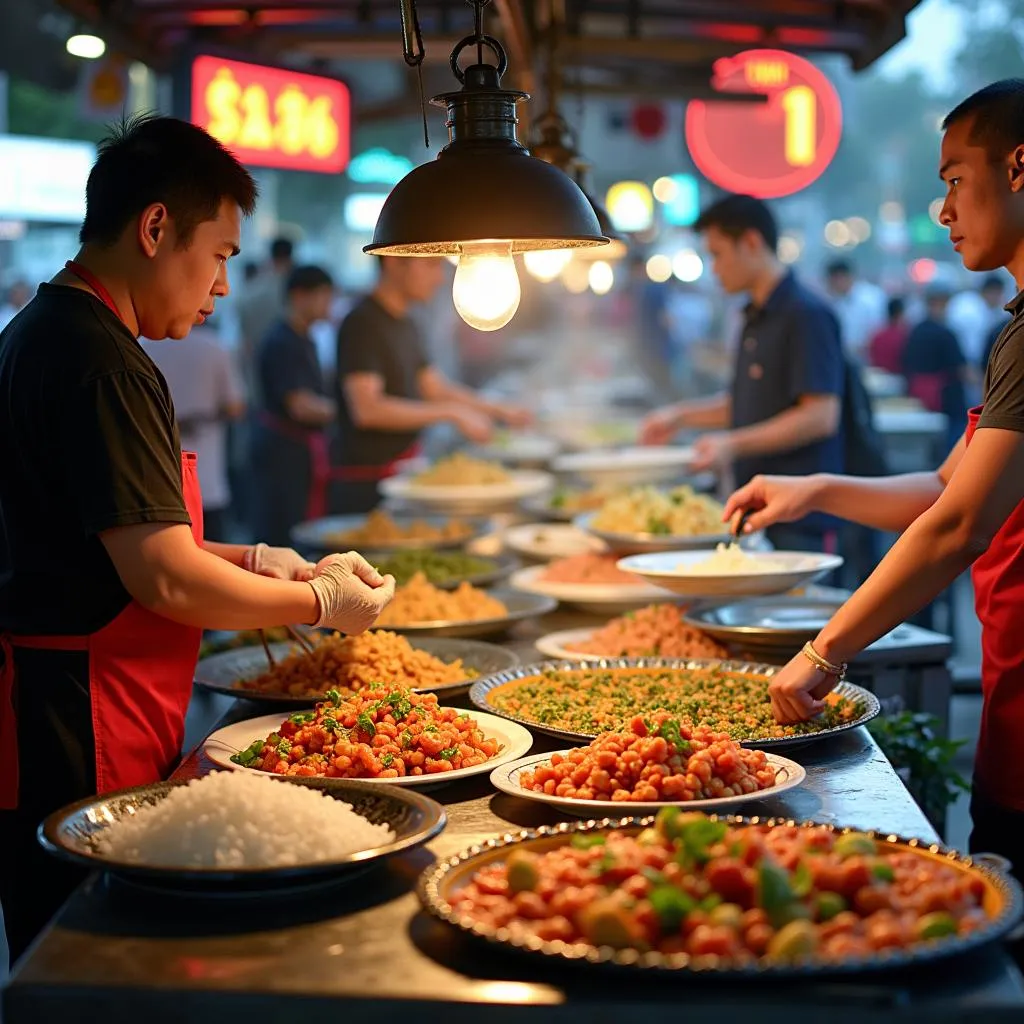 Delicious street food in Ho Chi Minh City