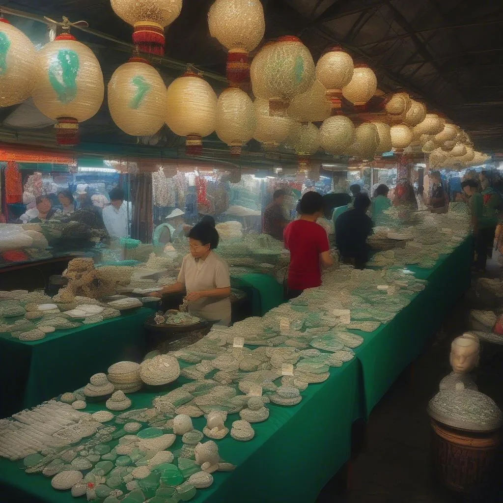 Jade market in Ho Chi Minh City