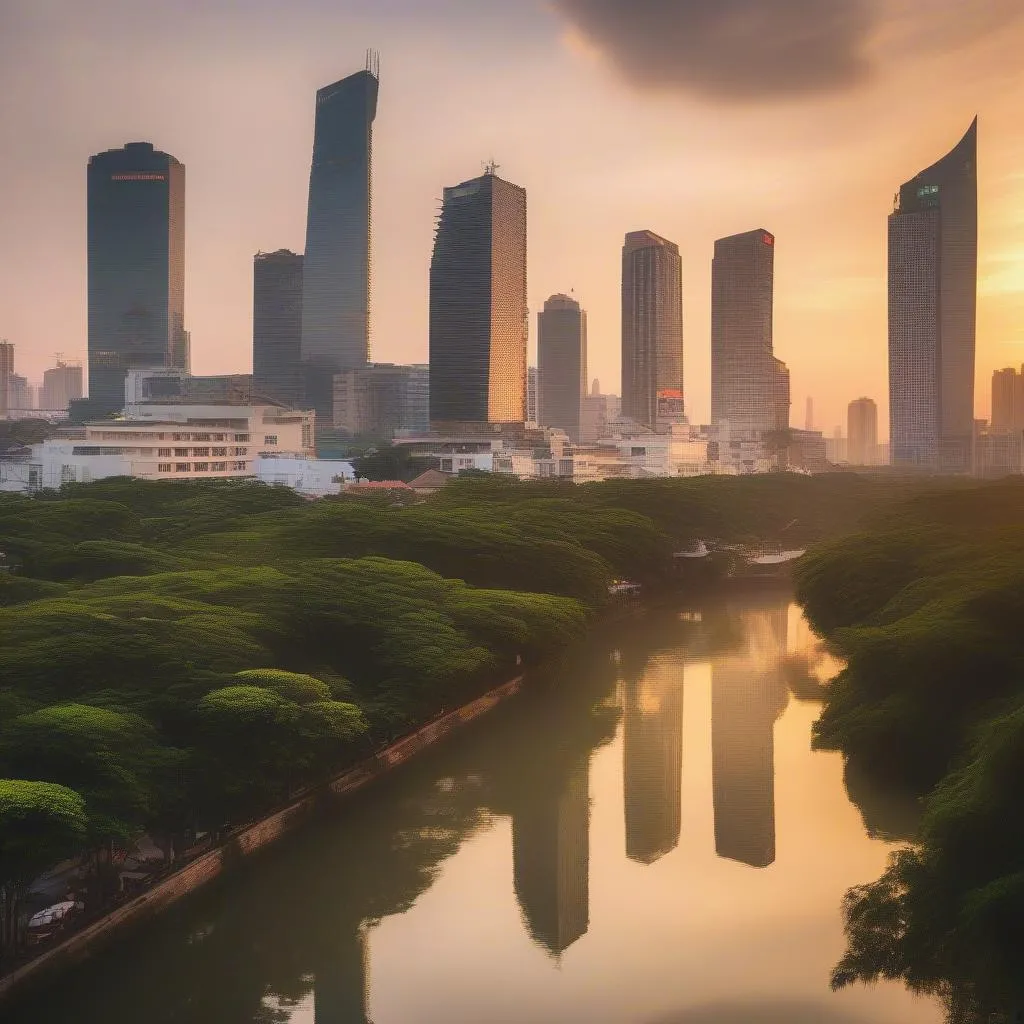 Ho Chi Minh City Skyline