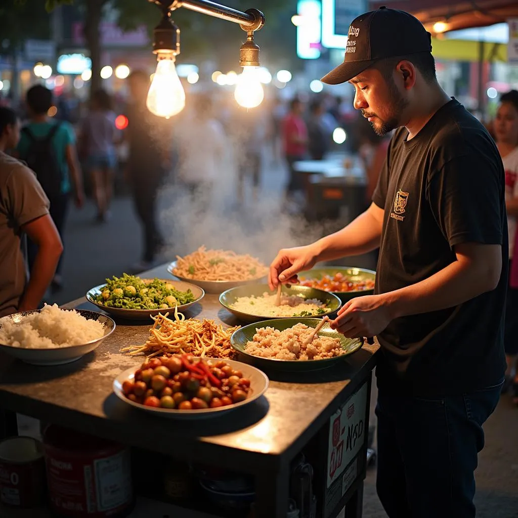 Street food vendor in Ho Chi Minh City