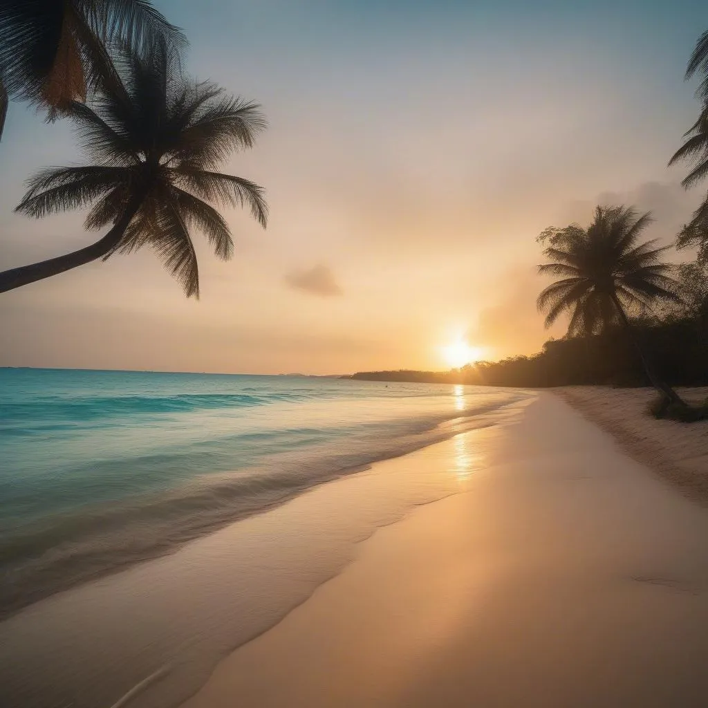 Ho Tram Beach Sunrise