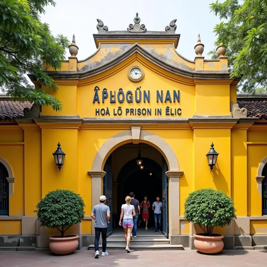 Hoa Lo Prison Entrance