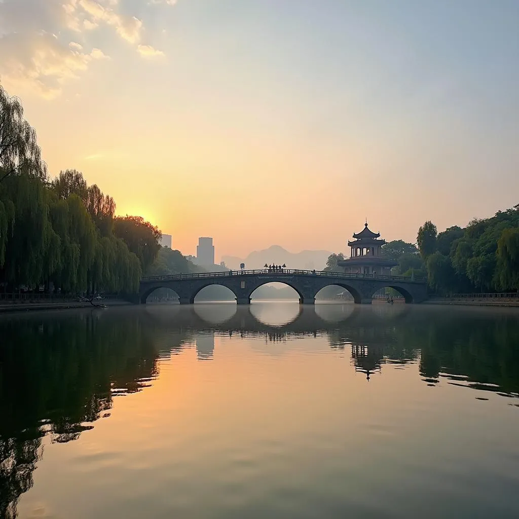 Hoan Kiem Lake Hanoi