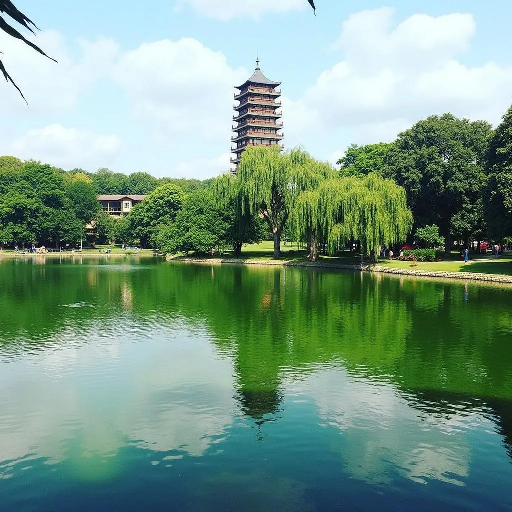 Hoan Kiem Lake, a serene oasis in the heart of Hanoi