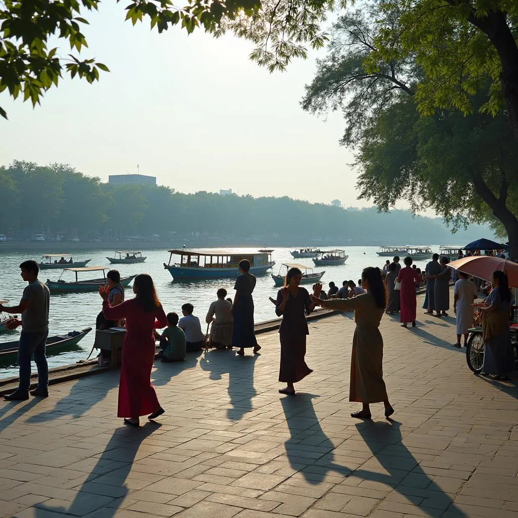 Hoan Kiem Lake Hanoi Local Life