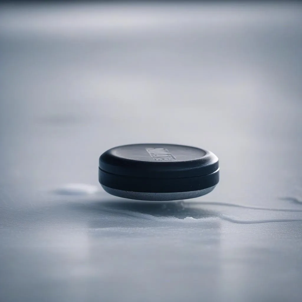 hockey-puck-on-ice