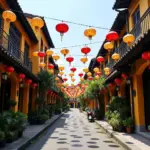 Hoi An Ancient Town Street Scene