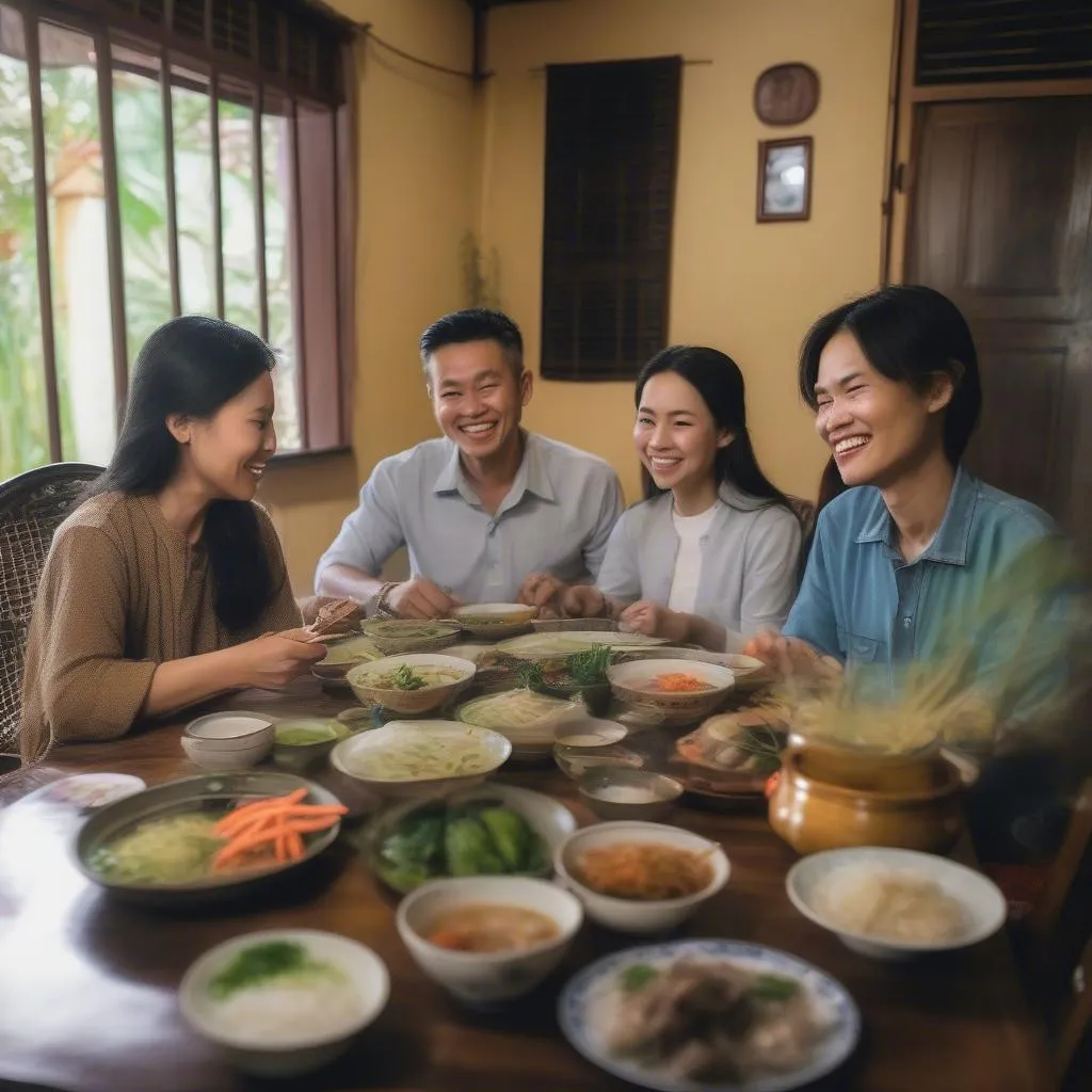 Vietnamese Family Meal