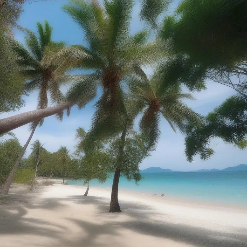 Tranquil Beach Scene