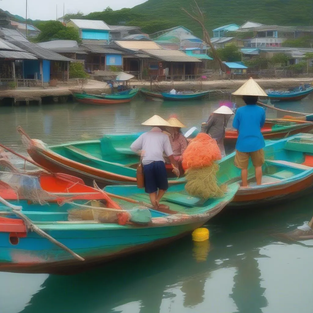 Hon Son Fishing Village