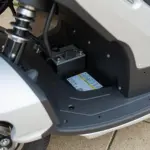 Honda Lead scooter battery location