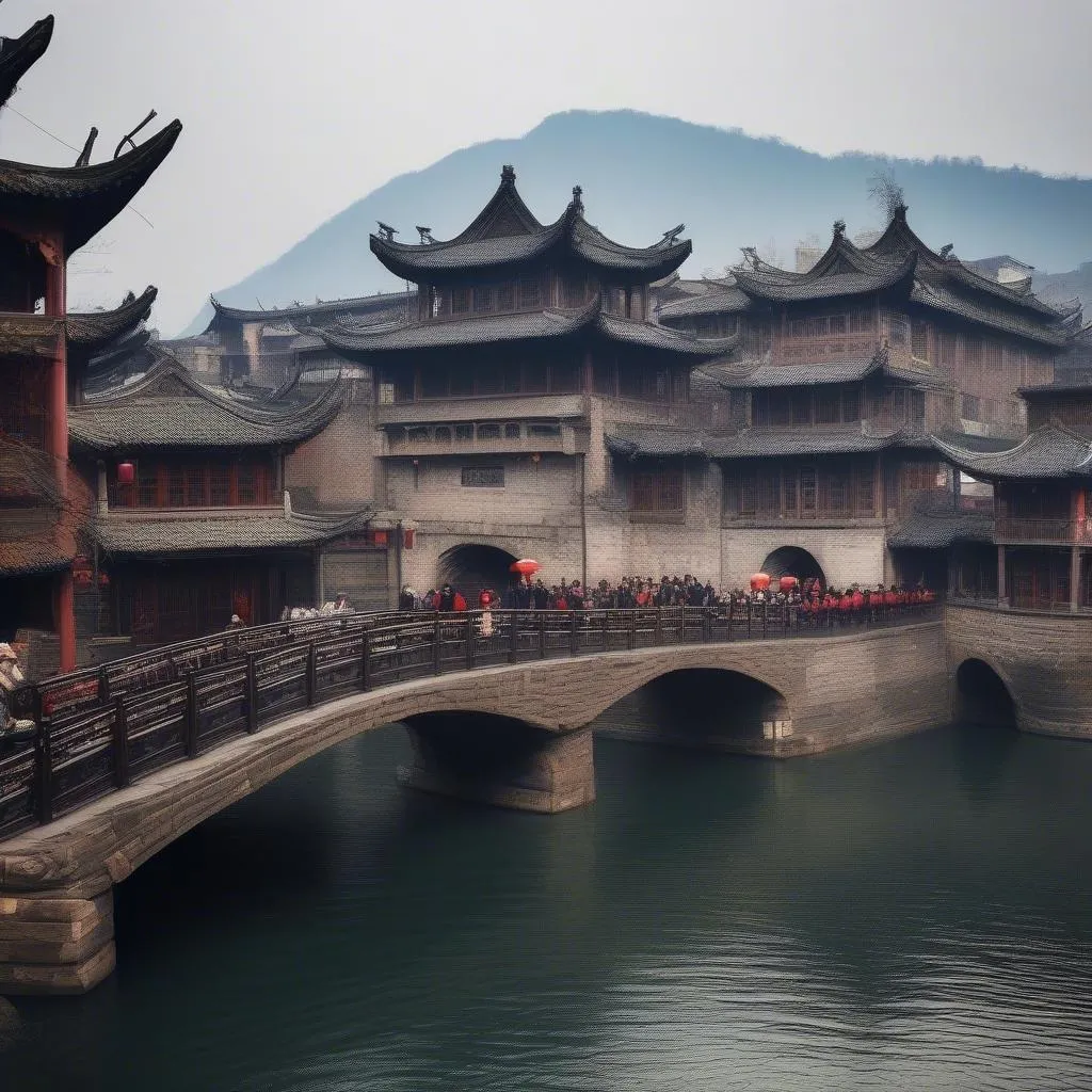 Fenghuang Ancient Town Hongqiao Bridge