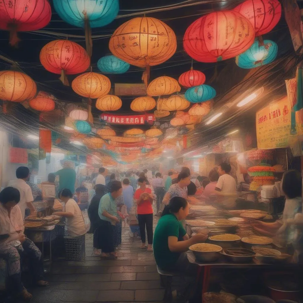 Hue Street Food Stall