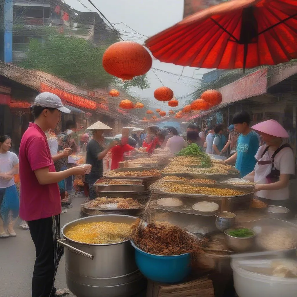 Vietnamese Street Food in Hue