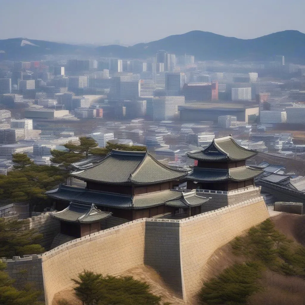 Hwaseong Fortress in Suwon