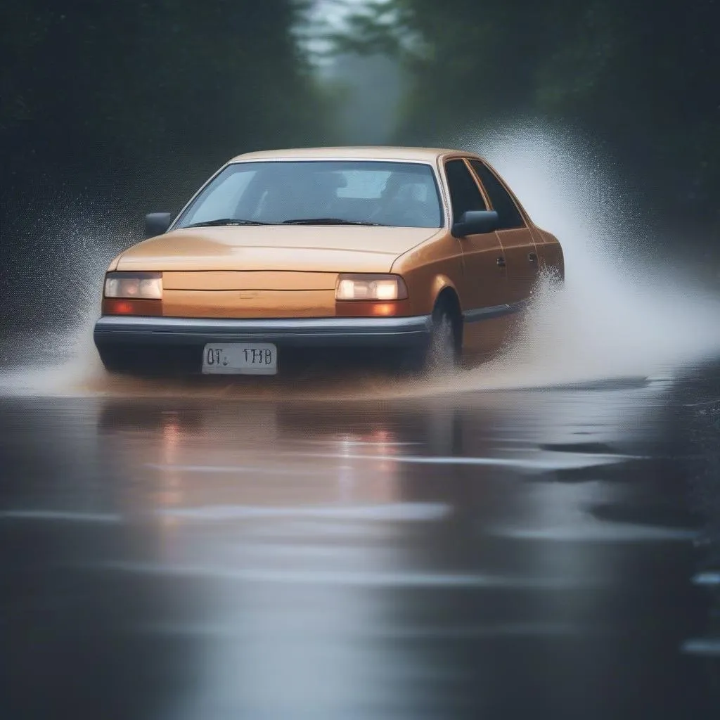 A Car Travels Through a Rainstorm: Exploring the Physics and Travel Tips for a Smooth Ride