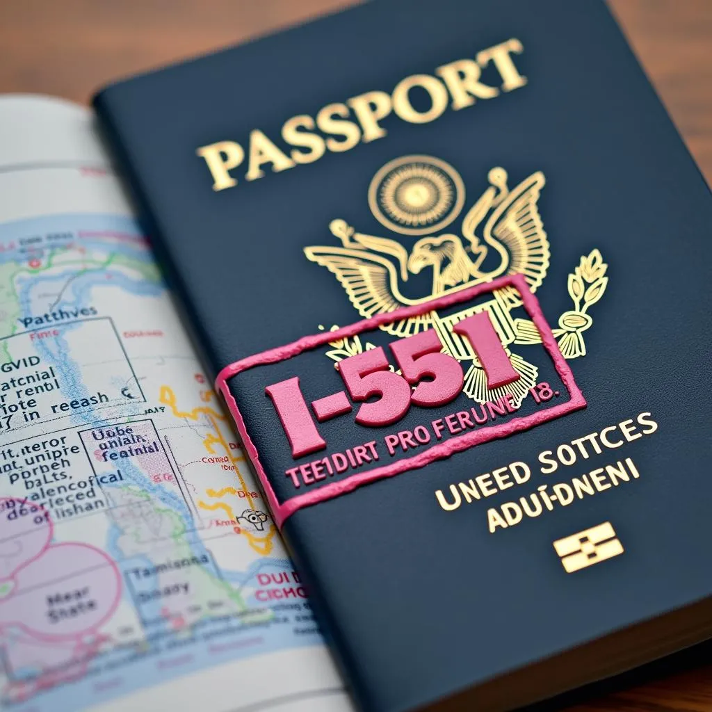 Passport with I-551 stamp