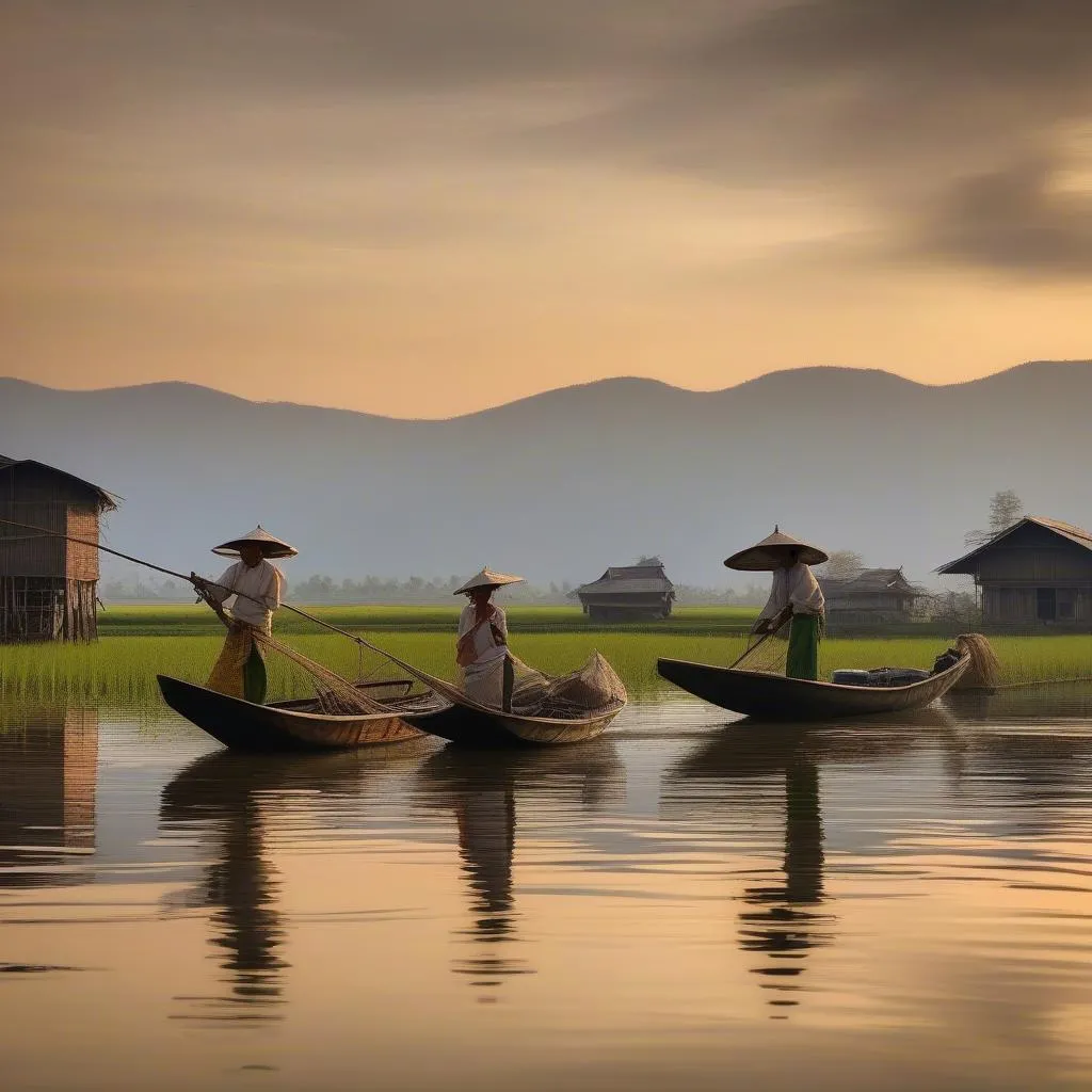 Inle Lake Fishermen