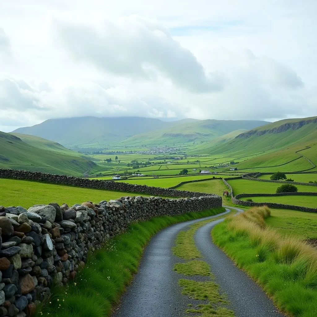 Scenic Irish Landscape