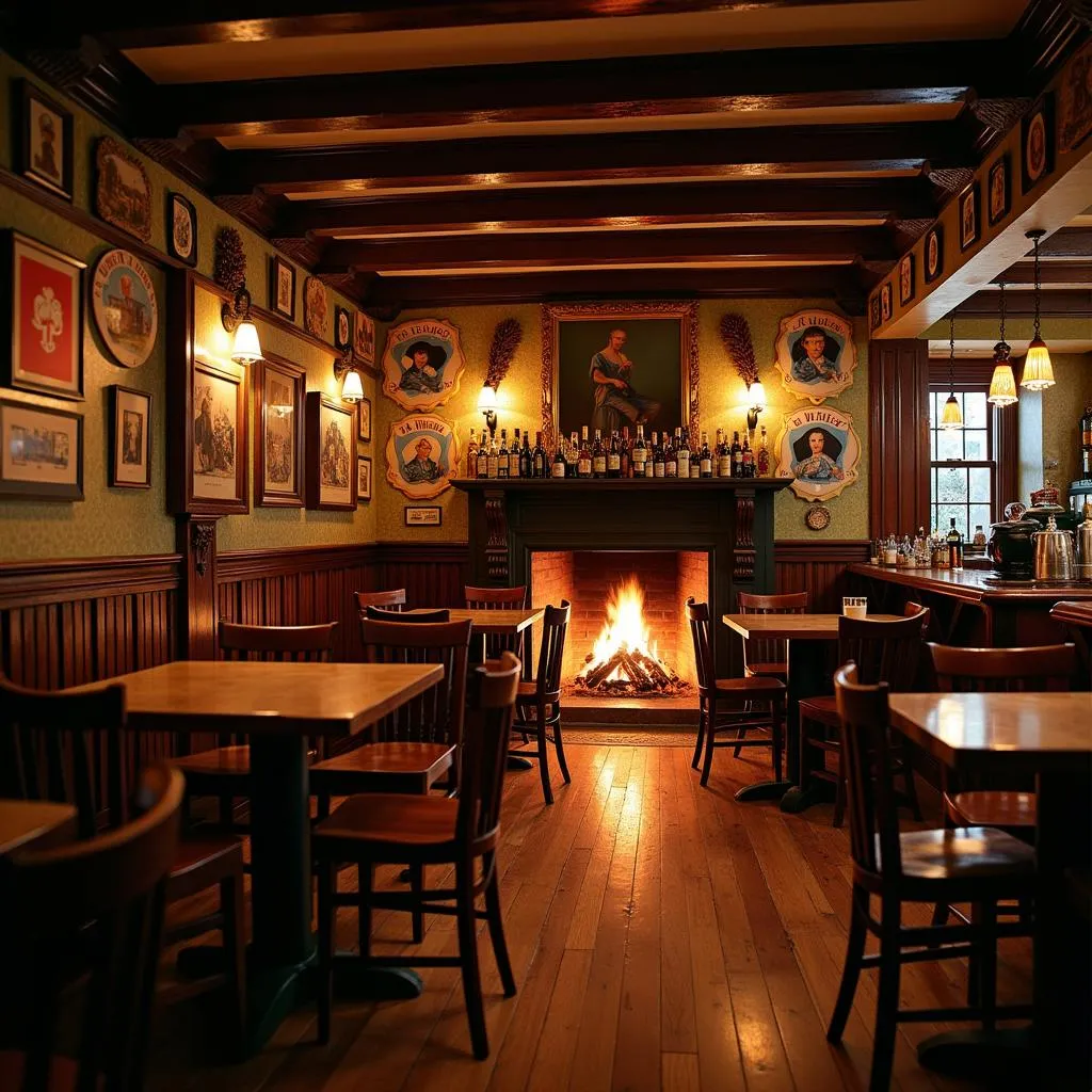 Cozy Irish Pub Interior