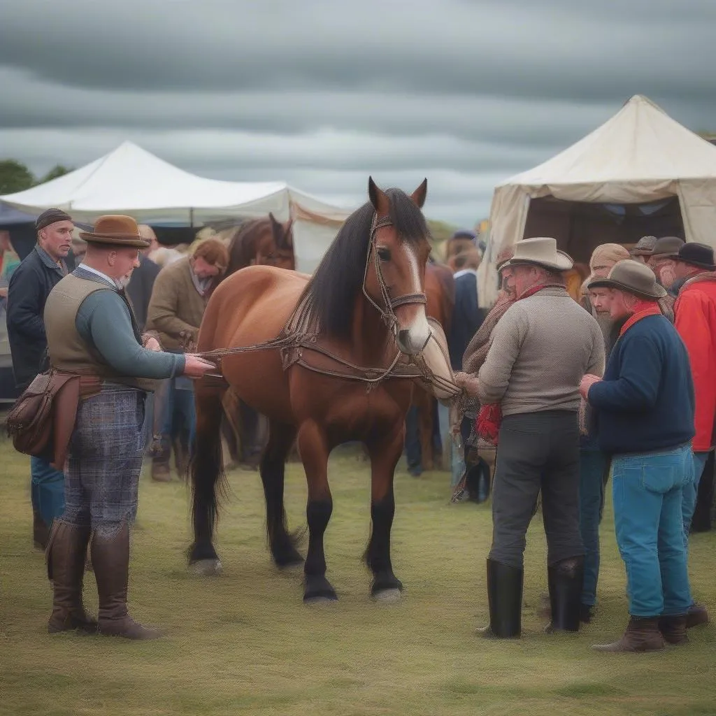 Irish Travellers at a Horse Fair