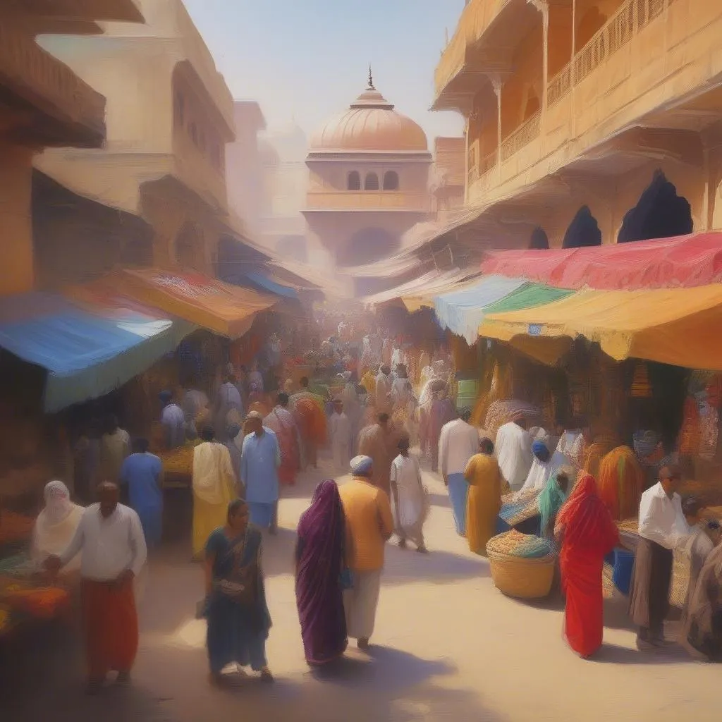 Vibrant Jaipur Market