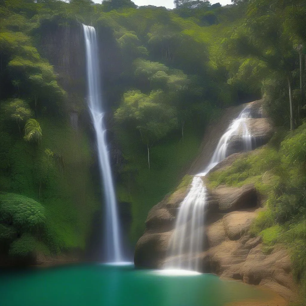 Dominican Republic Waterfall