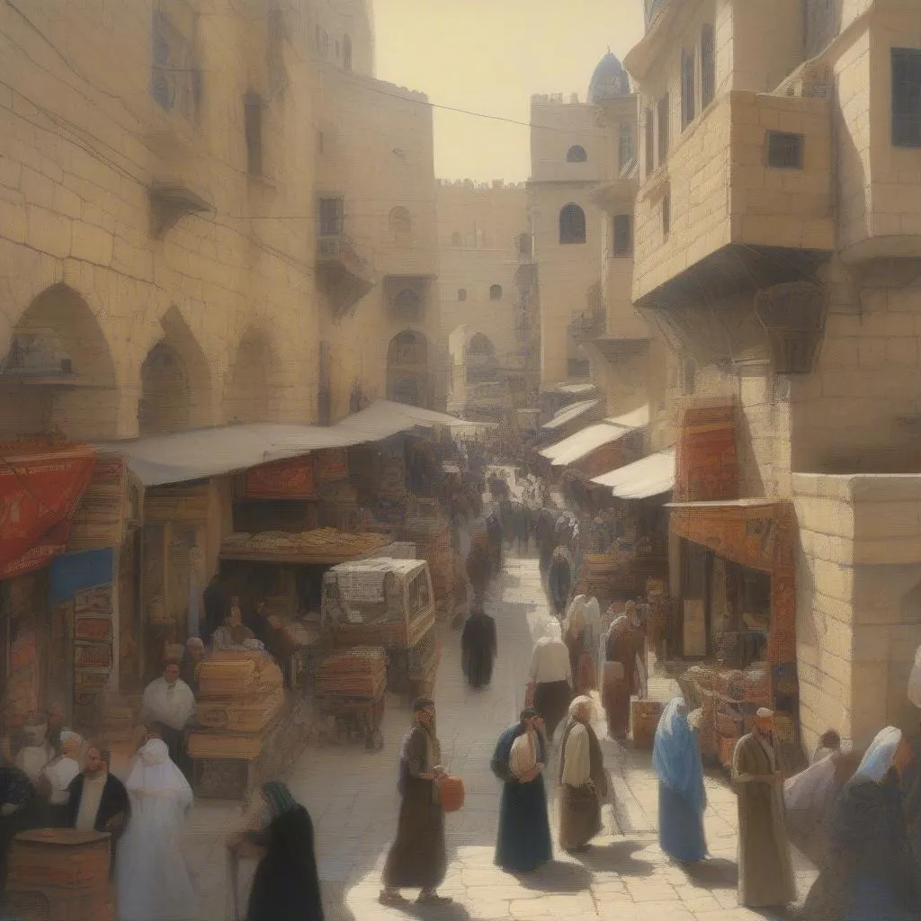 Jerusalem Street Scene