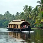 Houseboat on Kerala backwaters