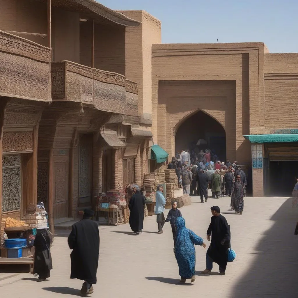 Khiva Street Scene