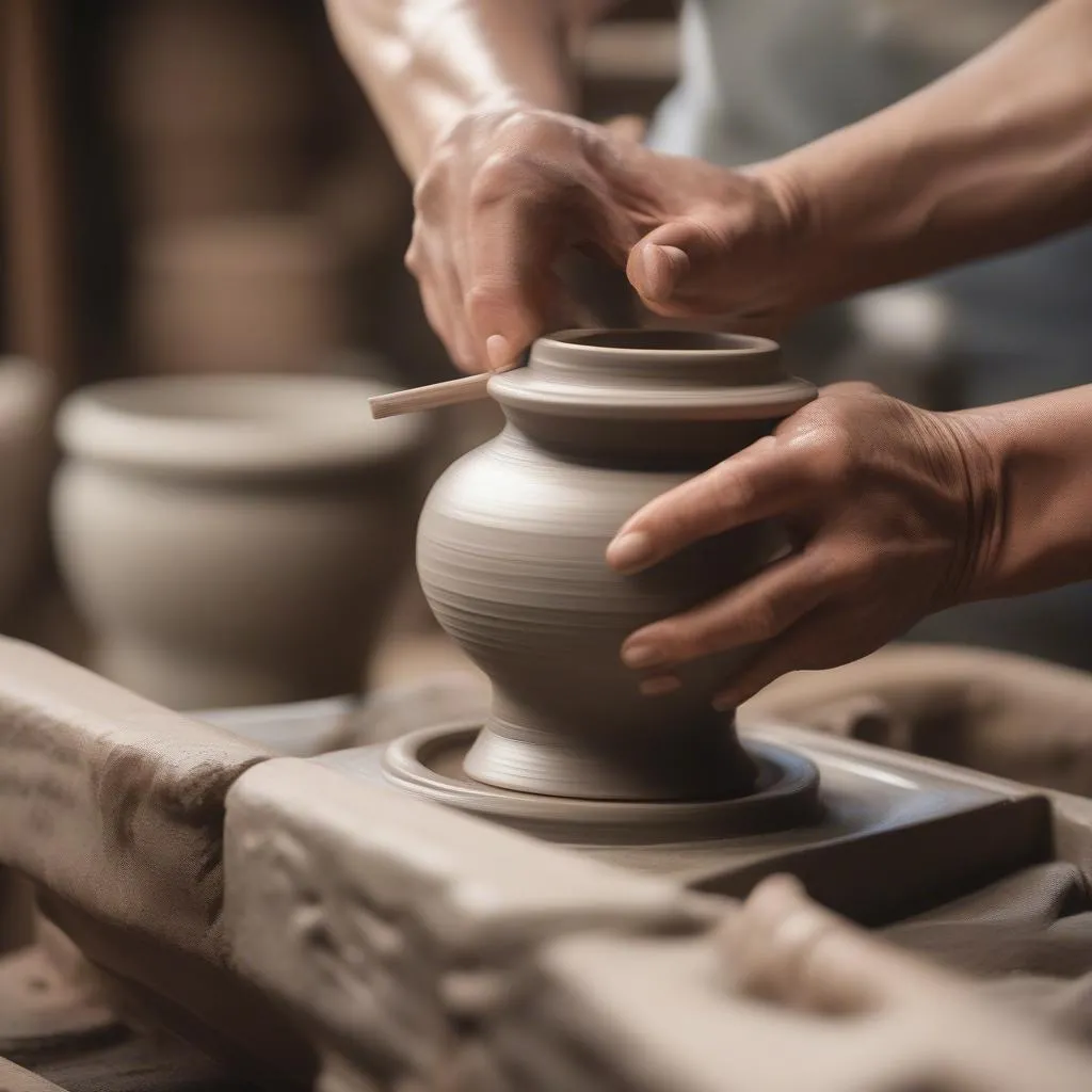 Japanese pottery workshop