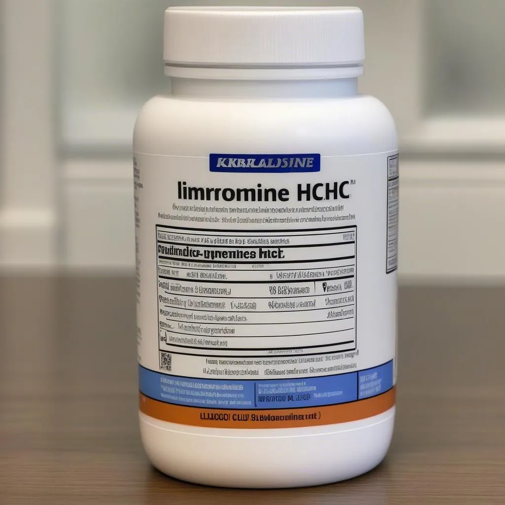 Kirkland Glucosamine HCL bottle