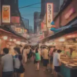 Korean Street Food Market