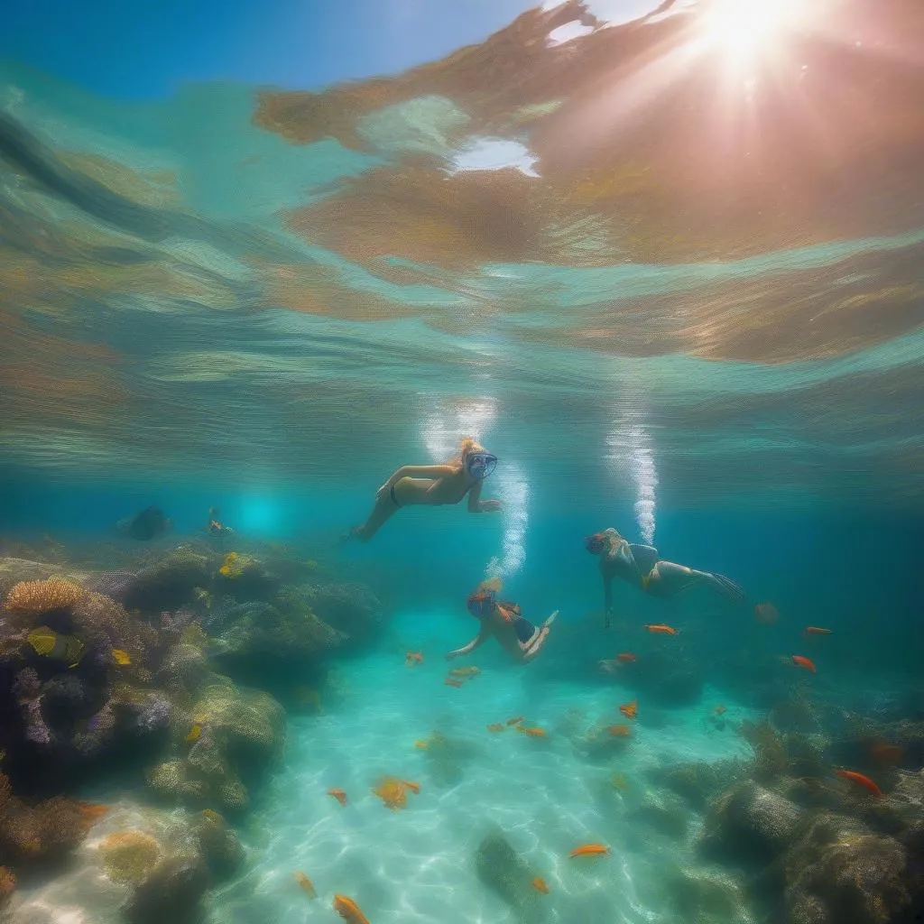 Snorkeling at Ky Co Beach