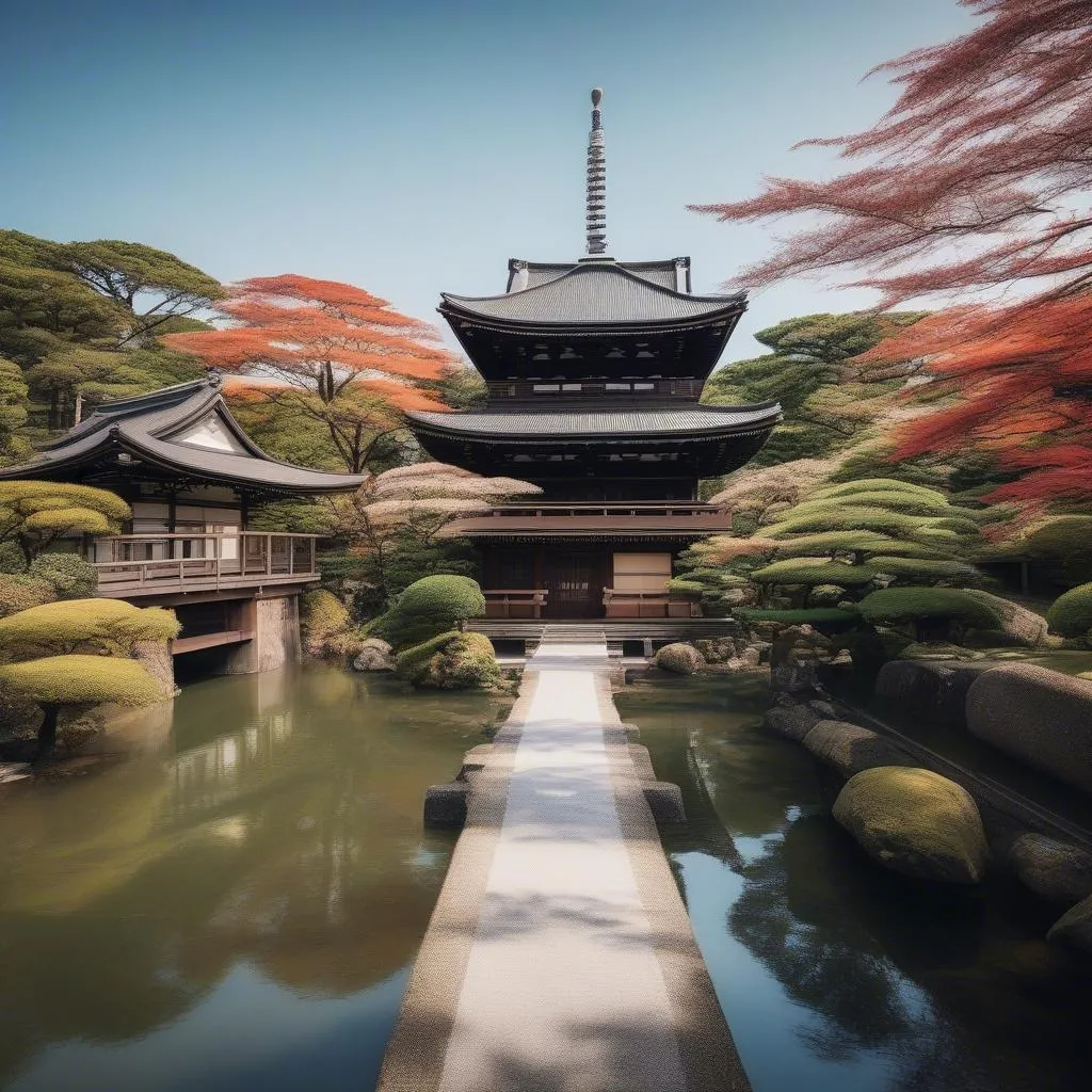 Serene Kyoto Temple