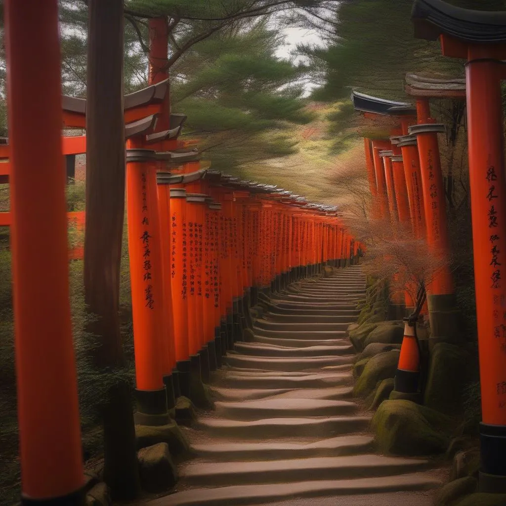 Fushimi Inari Shrine in Kyoto