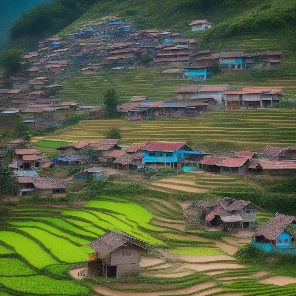 Lai Chau Village Life