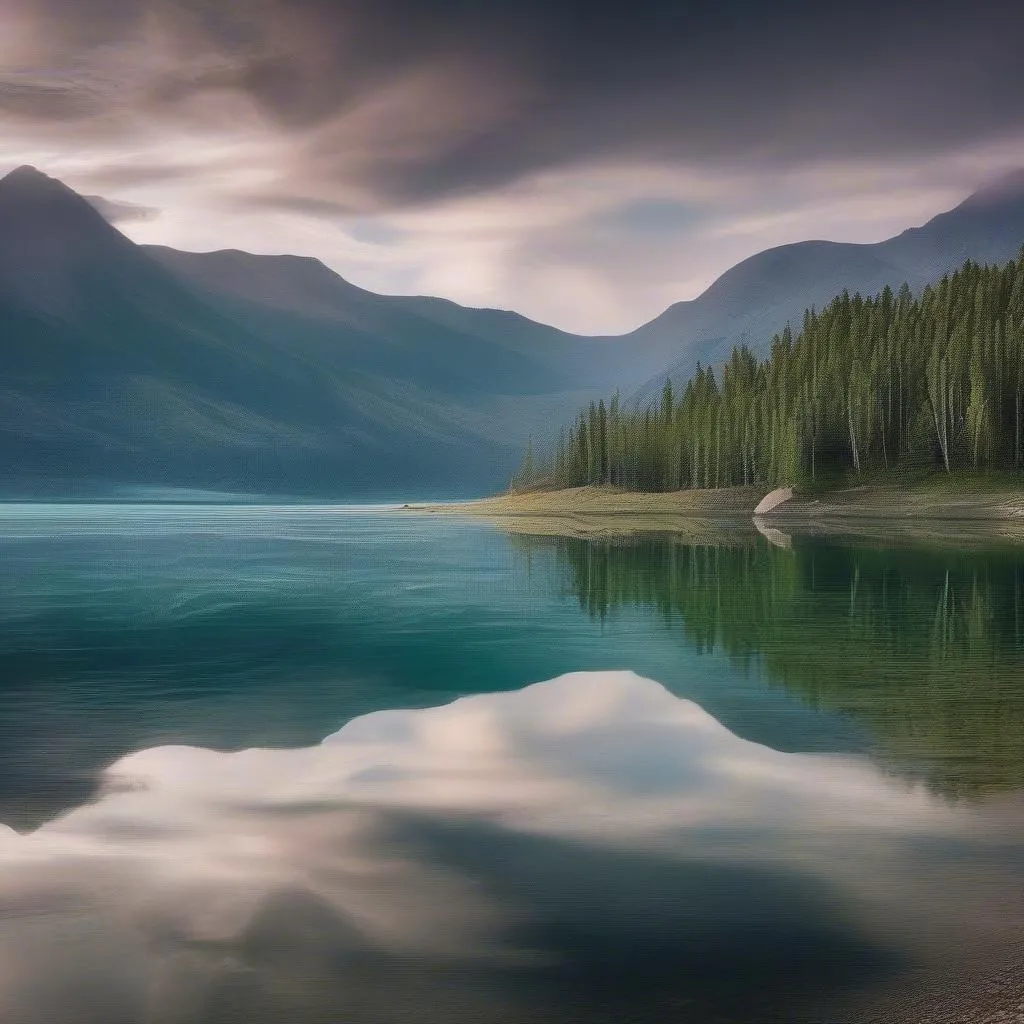 Lake Baikal in Siberia, Russia