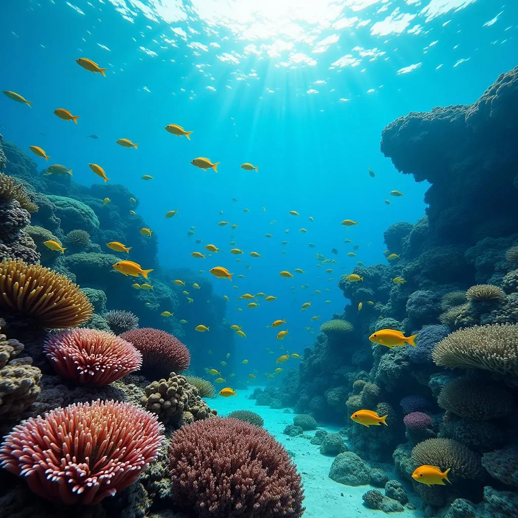 Lakshadweep Coral Reef and Marine Life