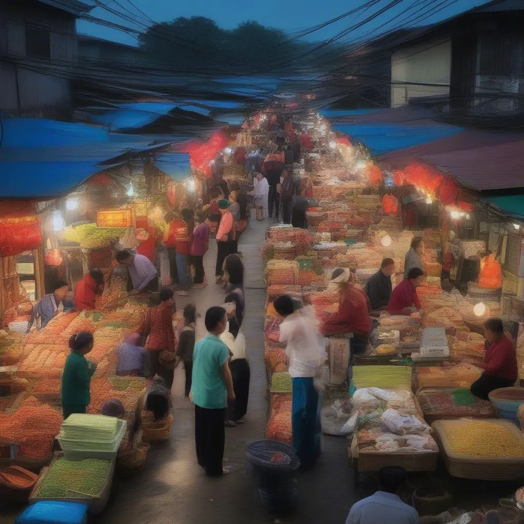 Lao Bao Market