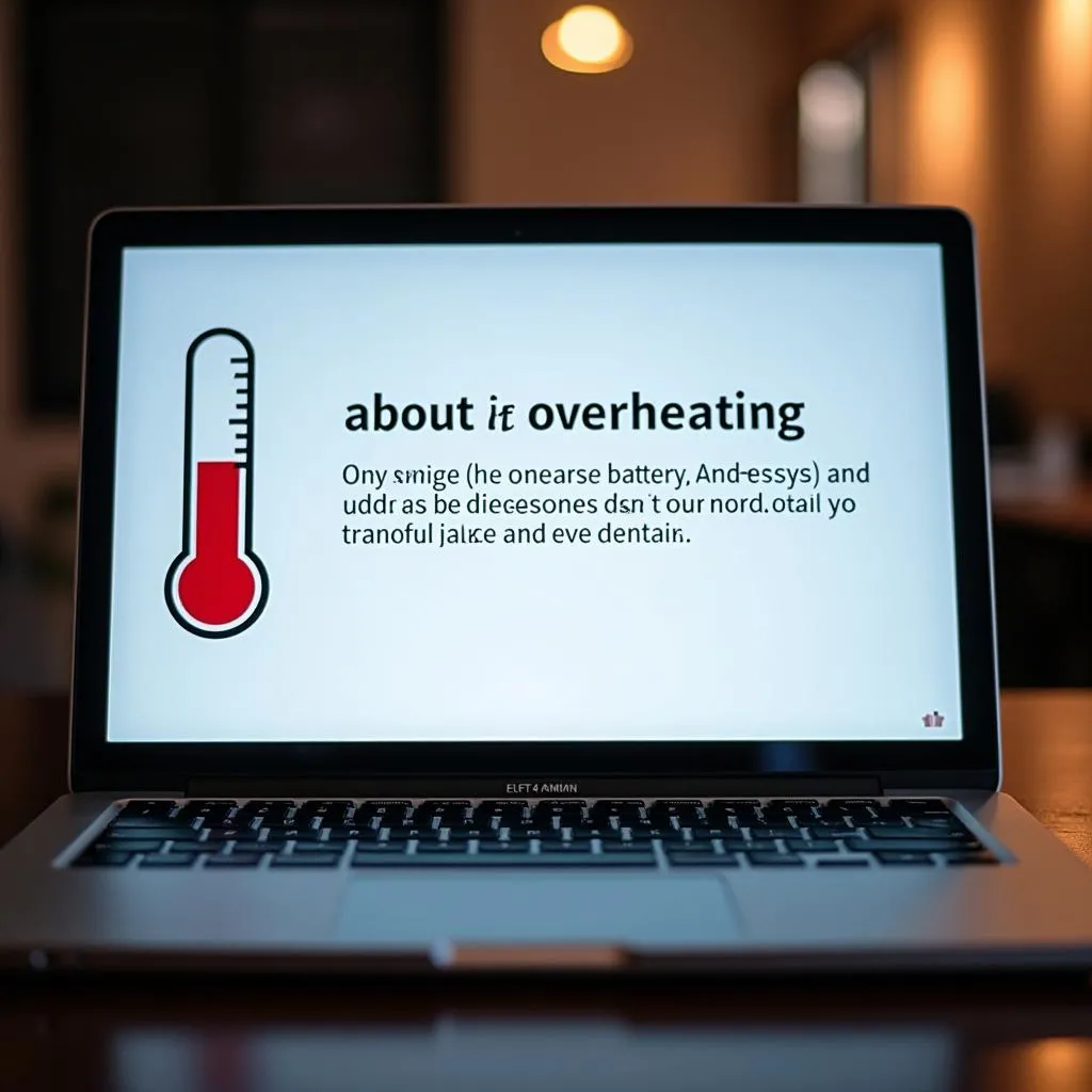 Laptop overheating warning signs