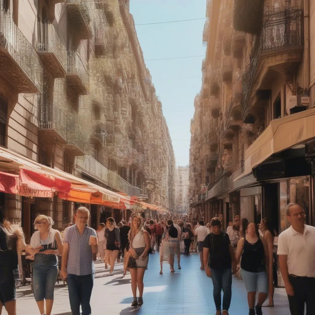 Las Ramblas in Barcelona