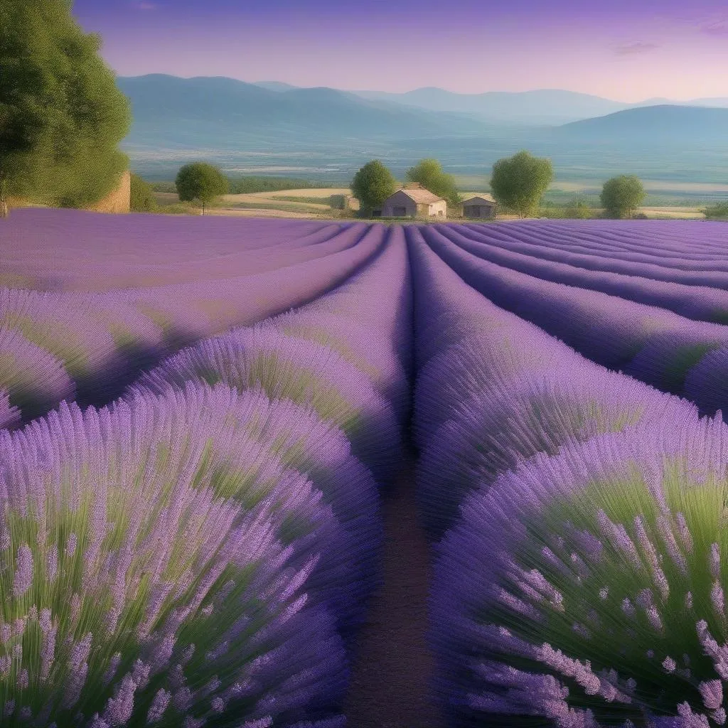 Lavender Farm Field