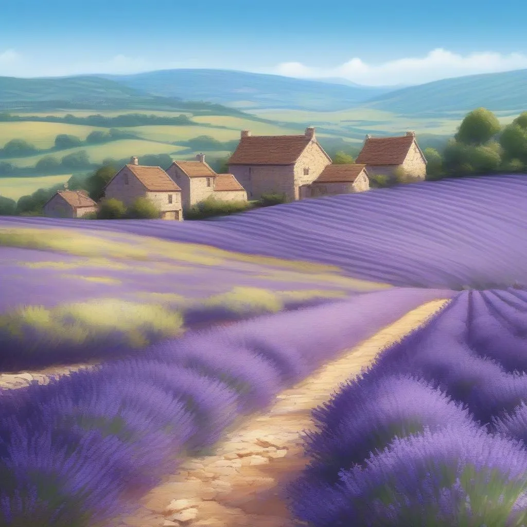 Provence Lavender Field