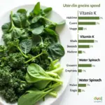 Leafy greens rich in Vitamin K and their impact on blood thinners