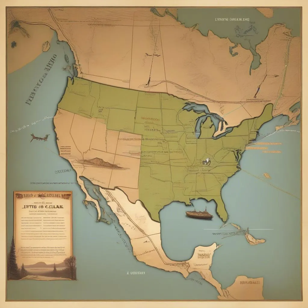 Lewis and Clark Expedition Map