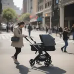 Lightweight stroller for easy city travel