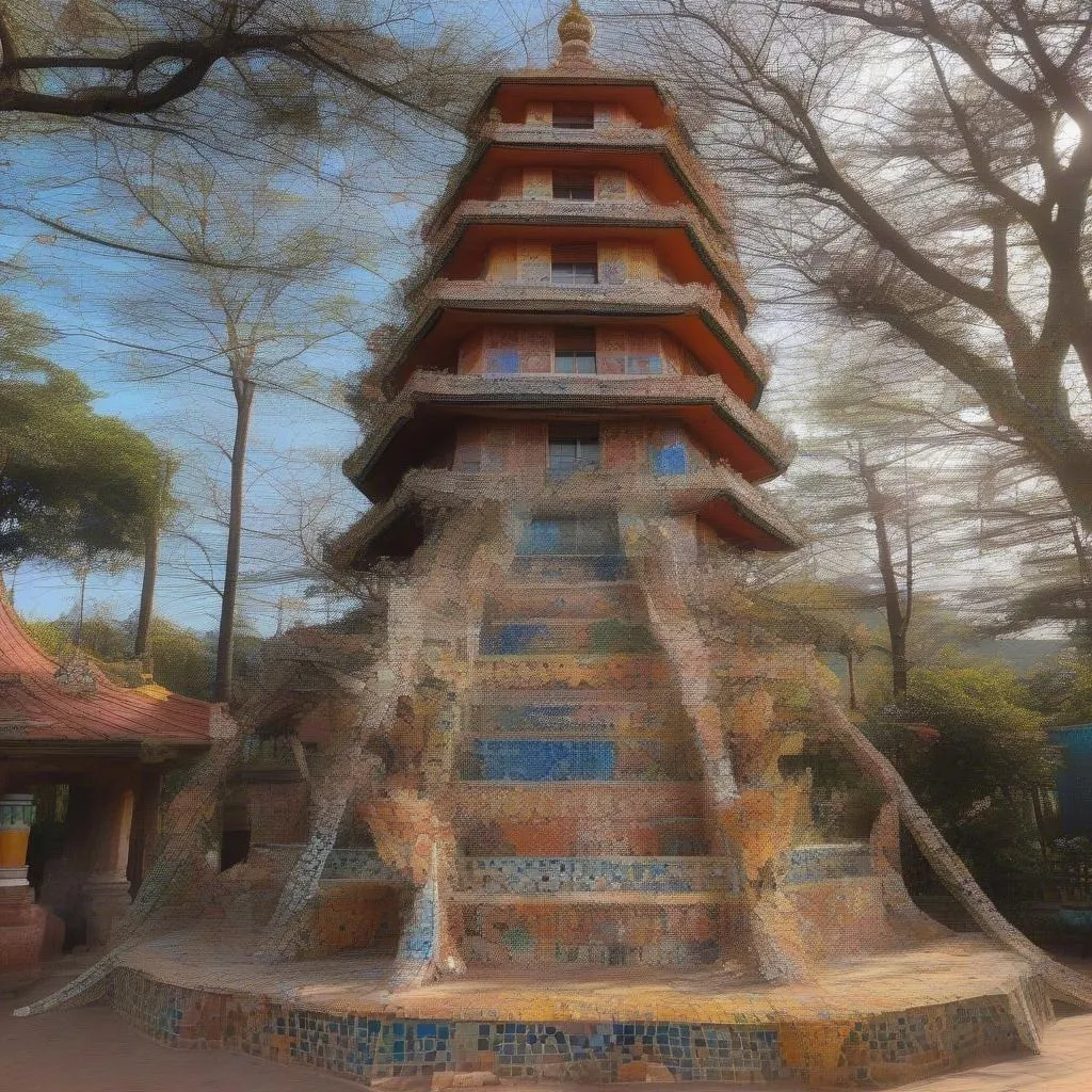 pagoda-mosaic