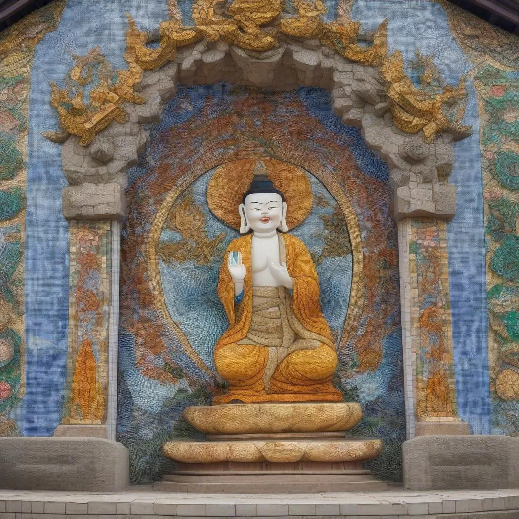 Linh Phuoc Pagoda Mosaic