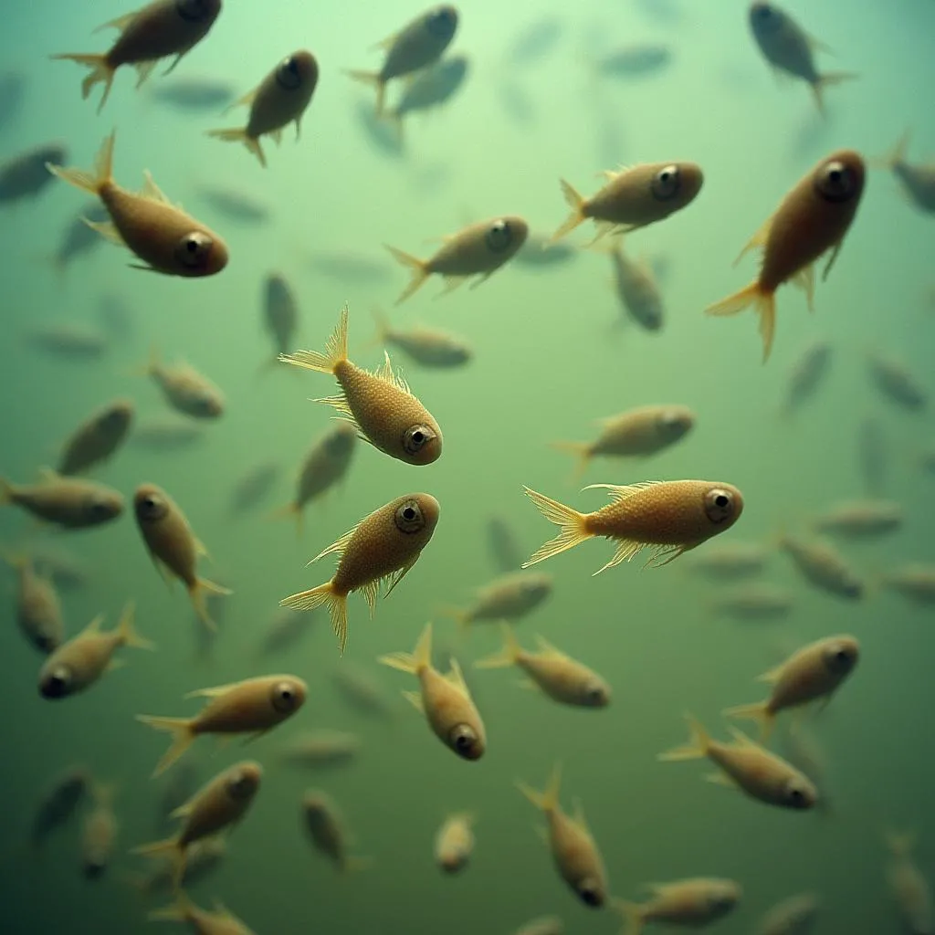 Liver Fluke Cercariae in Water